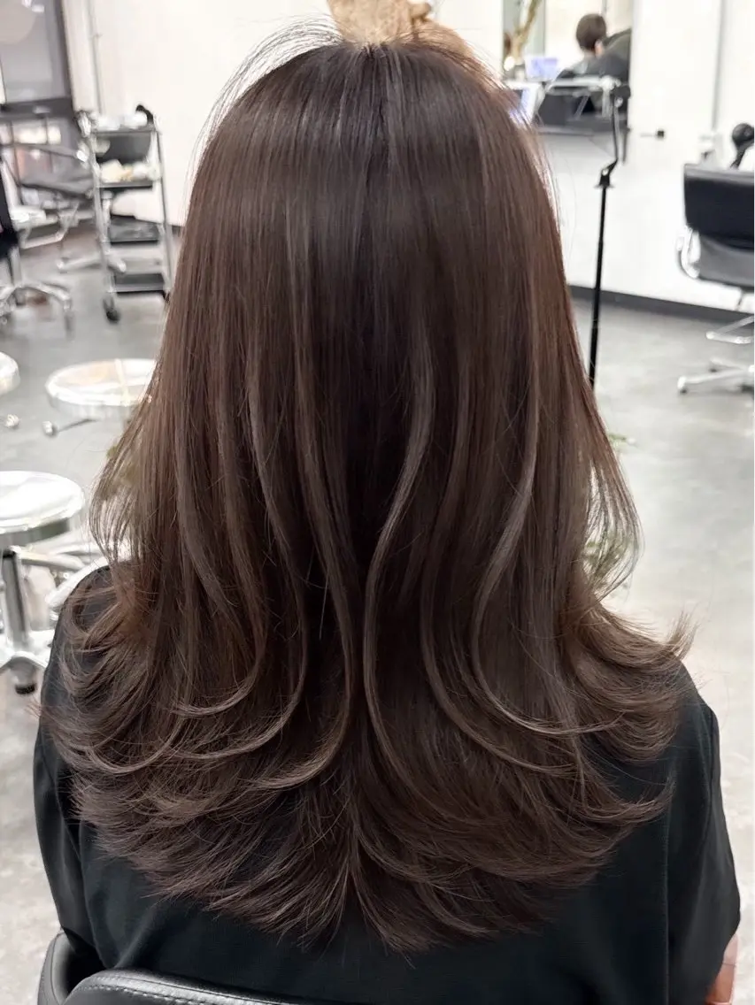 ロング カラー ヘアアレンジ ヘアカラー 🫧透明感カラー/ Wカラー🫧namiのヘアスタイル