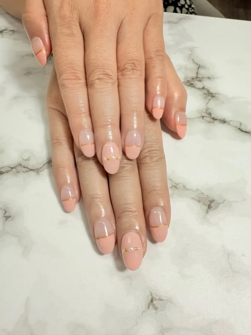 ネイル シンプルネイル ハンドネイル k Kanakoのネイルデザイン