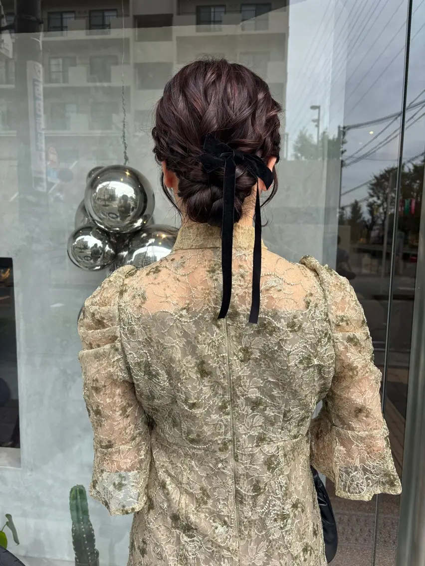 【結婚式やイベントに💐】ヘアセット/ヘアアレンジの写真