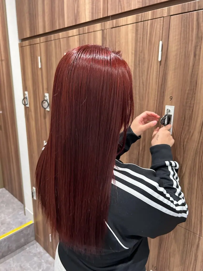 セミロング カラー ヘアカラー Ash 西葛西のヘアスタイル