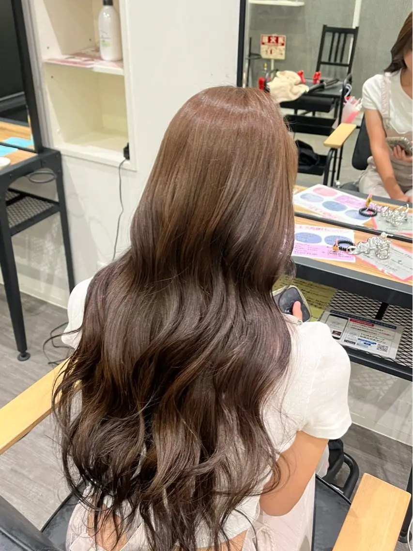 ロング アッシュ cocotte🫧 kotomiのヘアスタイル
