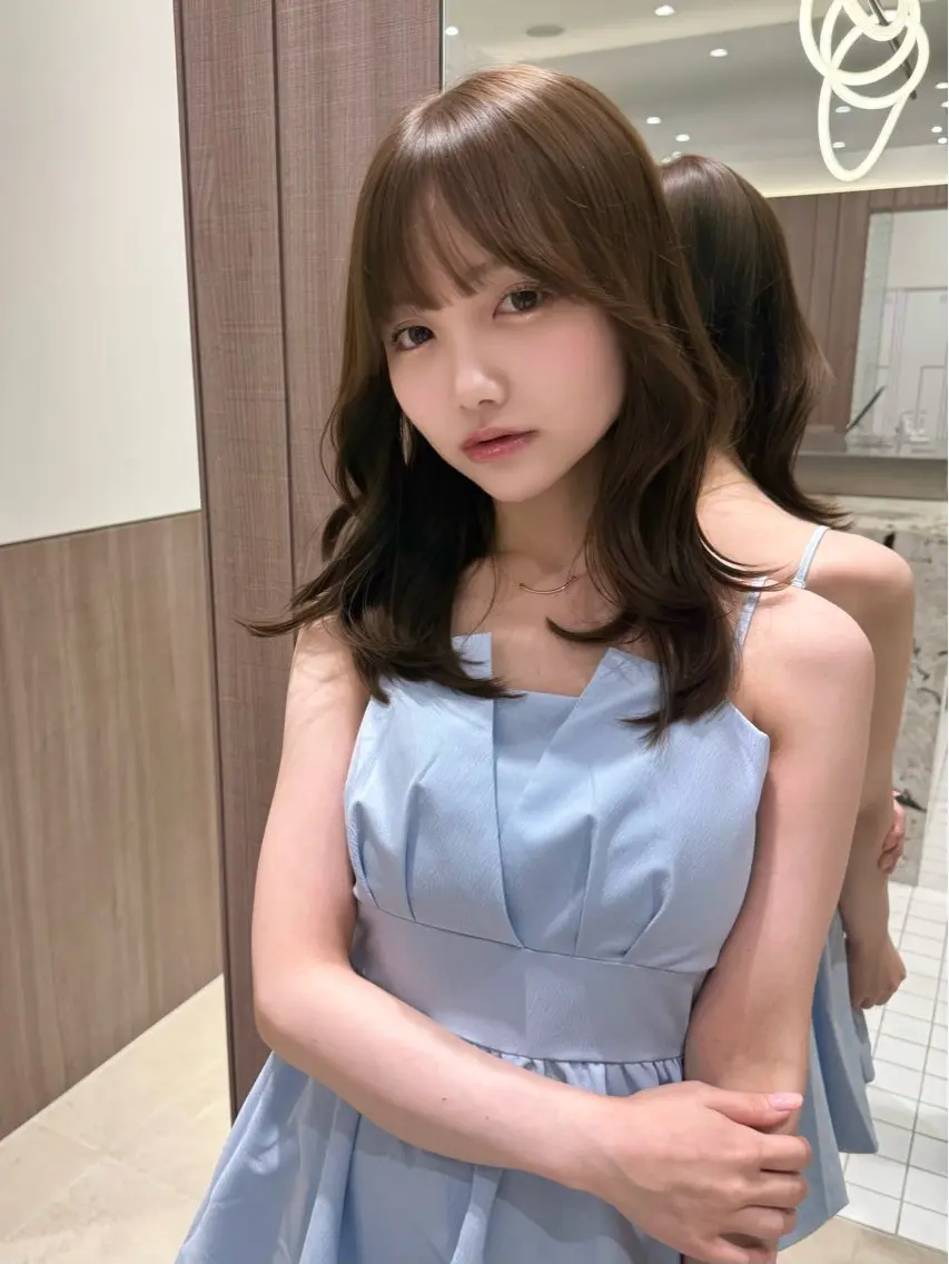 【🎀期間限定価格🤍】カット+ケアカラー+2stepトリートメント✨の写真