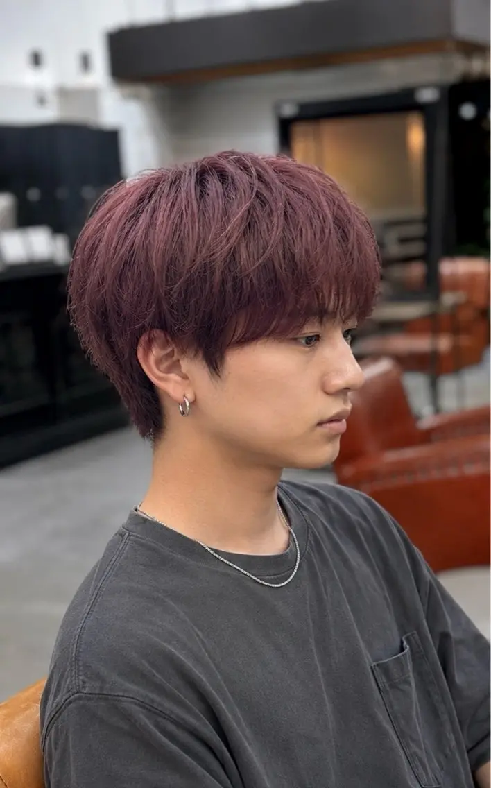 【カットなし】ブリーチなしWカラーの写真