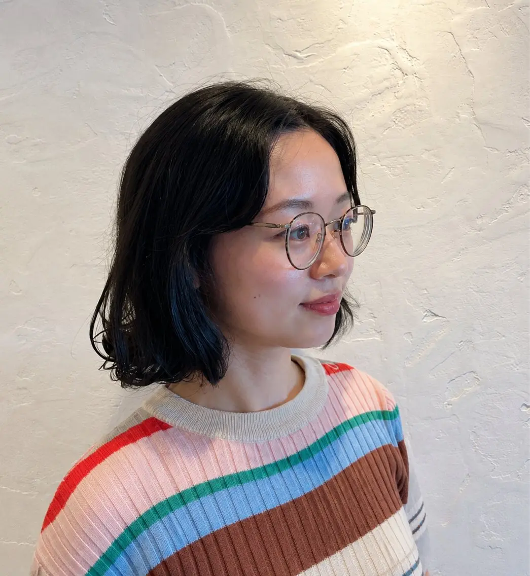 ショート くせ毛 蓮沼 今日子 髪質改善🌿‬のヘアスタイル