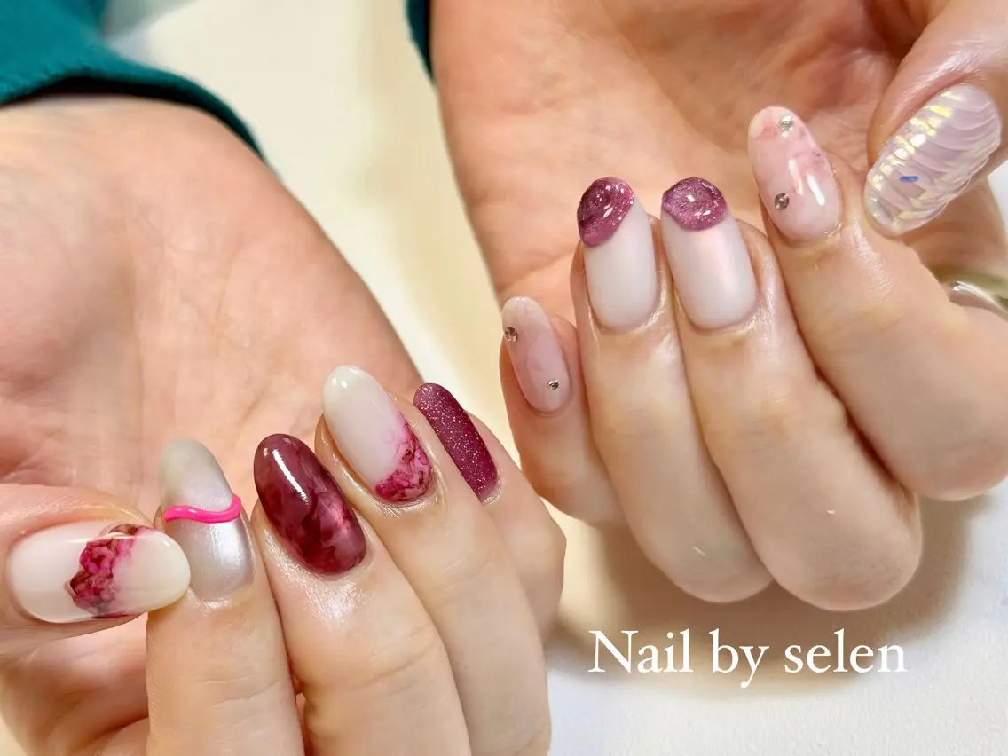 ネイル ハンドネイル Nail by selenのネイルデザイン
