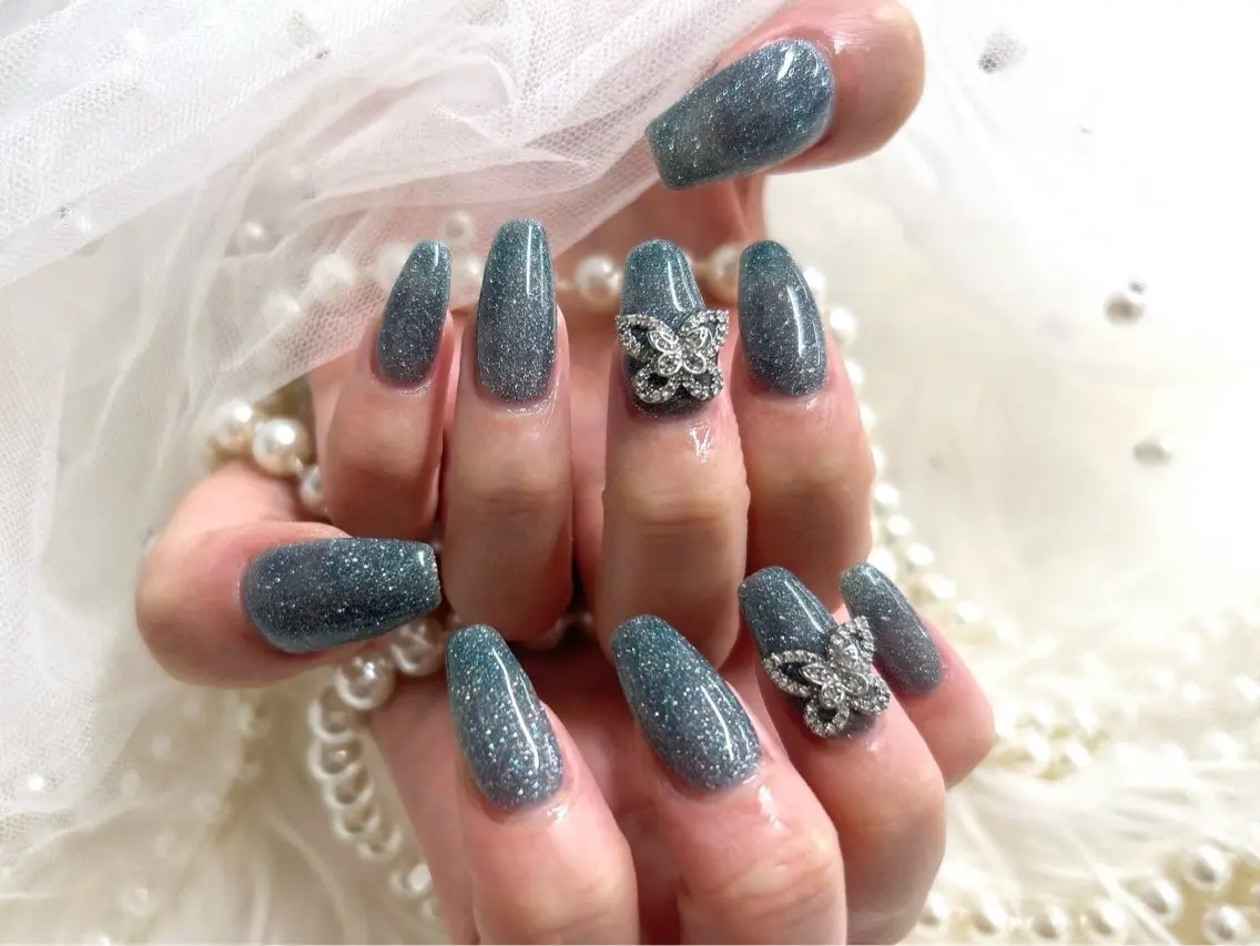ロング ハンドネイル Nailsalon Angeのネイルデザイン
