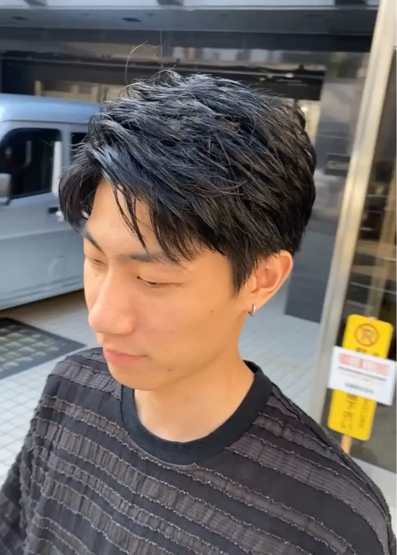 ショート メンズ 茶屋町メンズサロン 小野湧翔のヘアスタイル