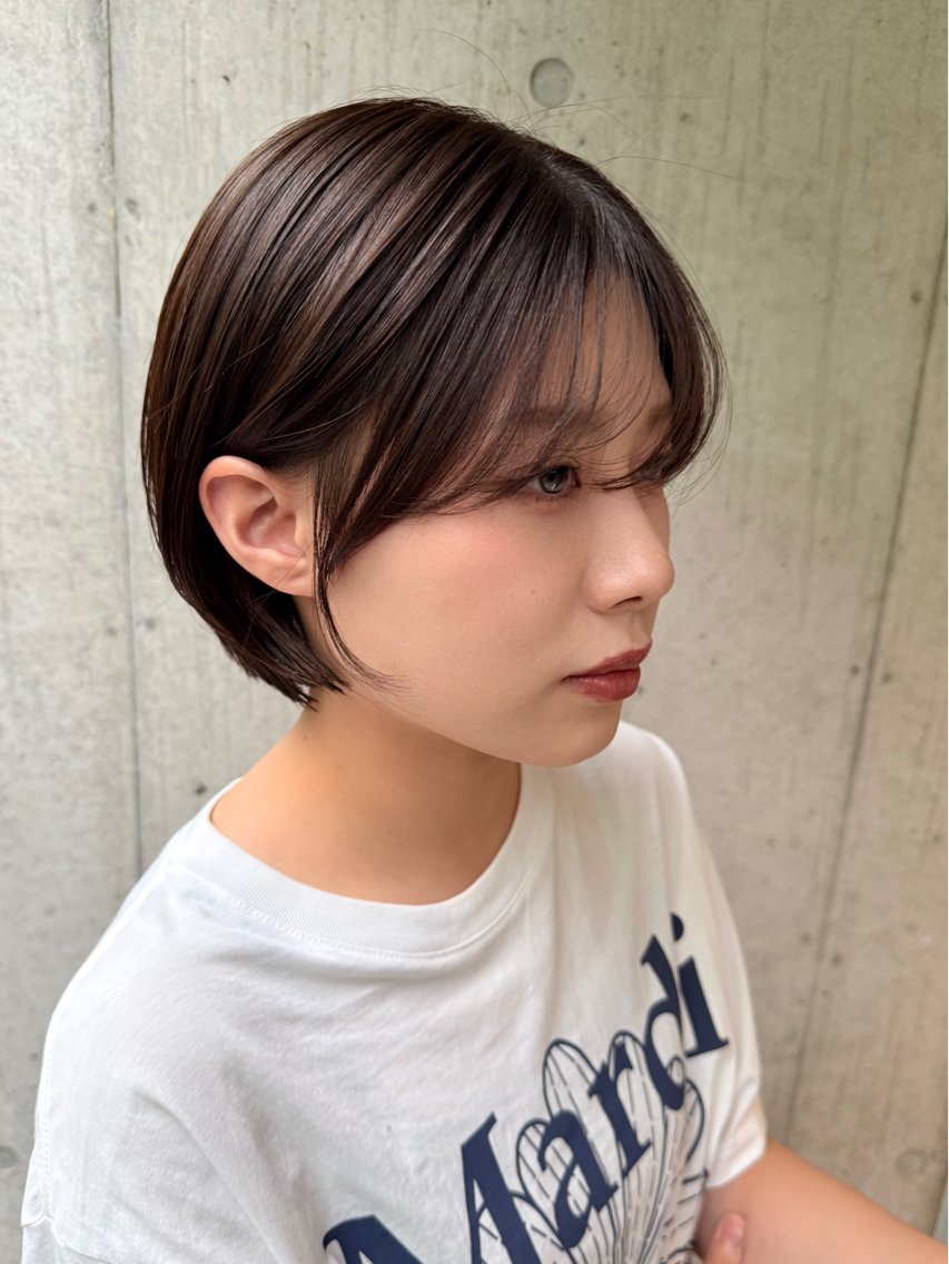 ミディアム カラー カット ヘアカラー トリートメント 似合わせカット/ ケアパーマ/高倉のヘアスタイル