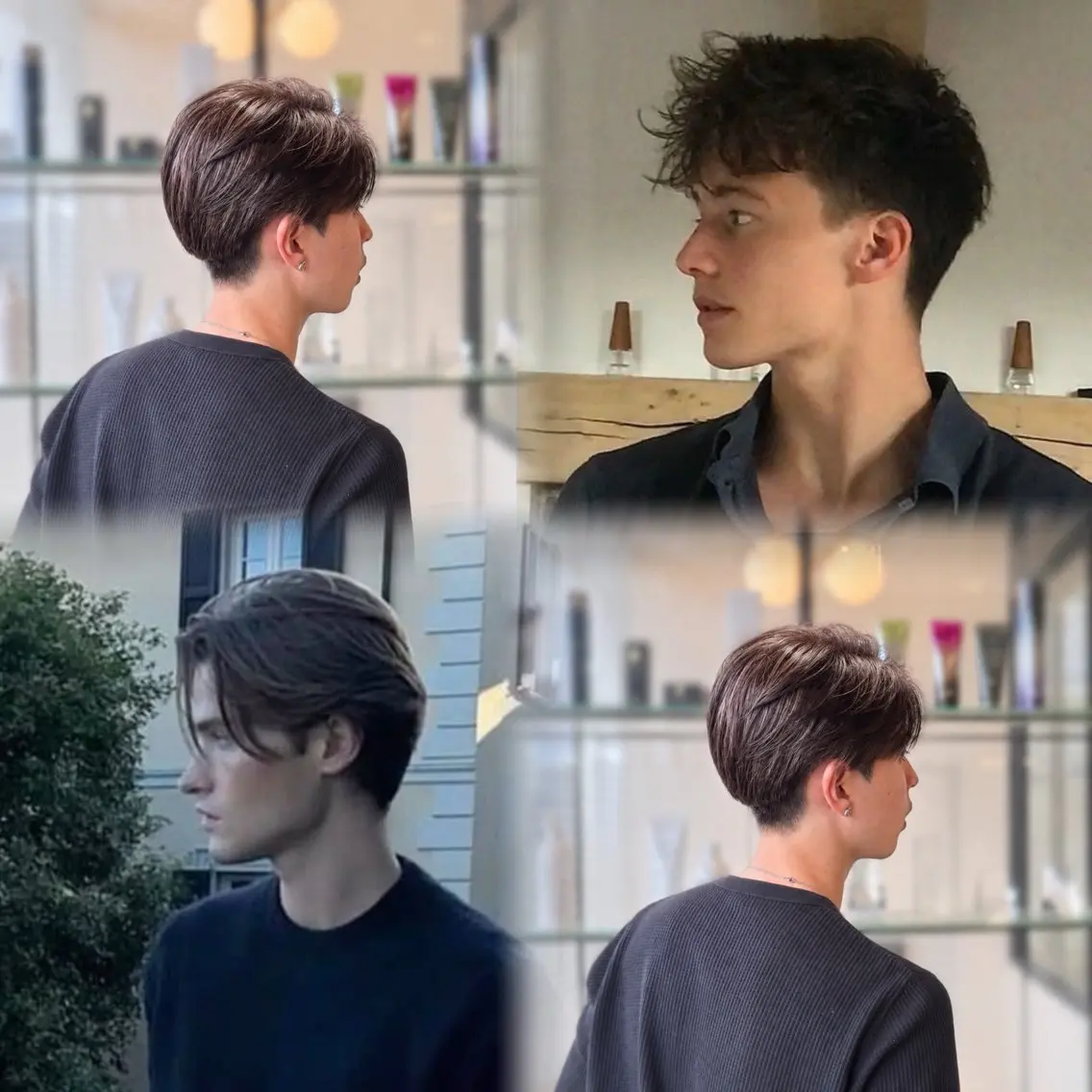 ショート メンズ 透明感カラー × 海外ヘア🌺 ココノのヘアスタイル