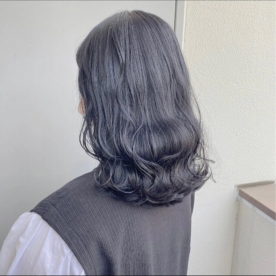ミディアム 🍀yuria/ハイ トーン/ペールカラーのヘアスタイル