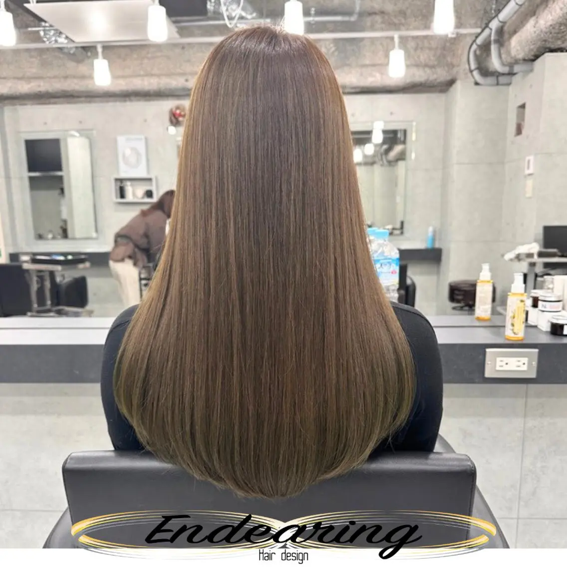 カラー ベージュカラー 透明感カラー オリーブベージュ カット ヘアカラー Endearing 銀座/レイヤーカットのヘアスタイル