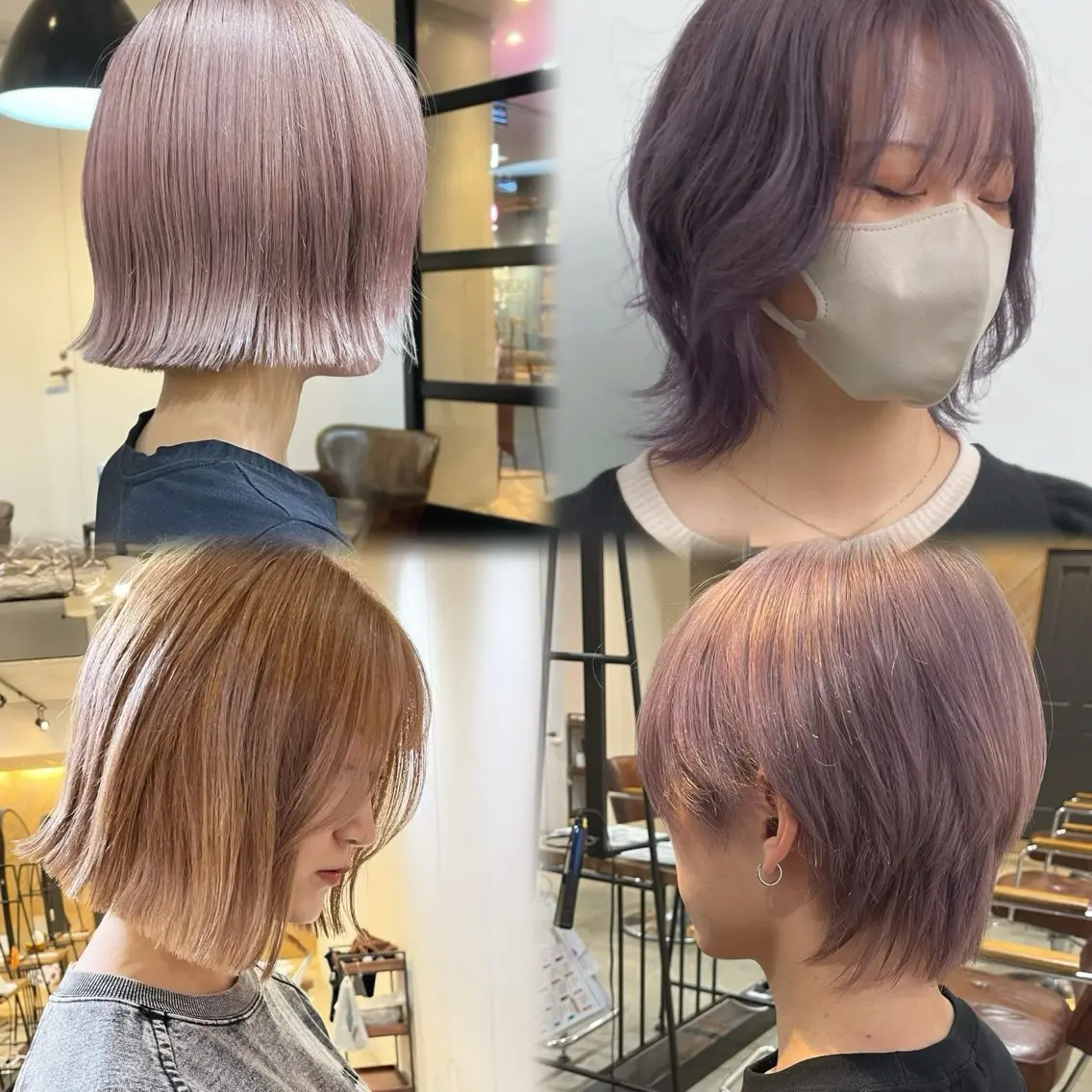 ミニモ限定♥ケアブリーチダブルカラー+カット+髪質改善サブリミックTR】艶髪／透明感ハイトーン／中津・梅田の写真