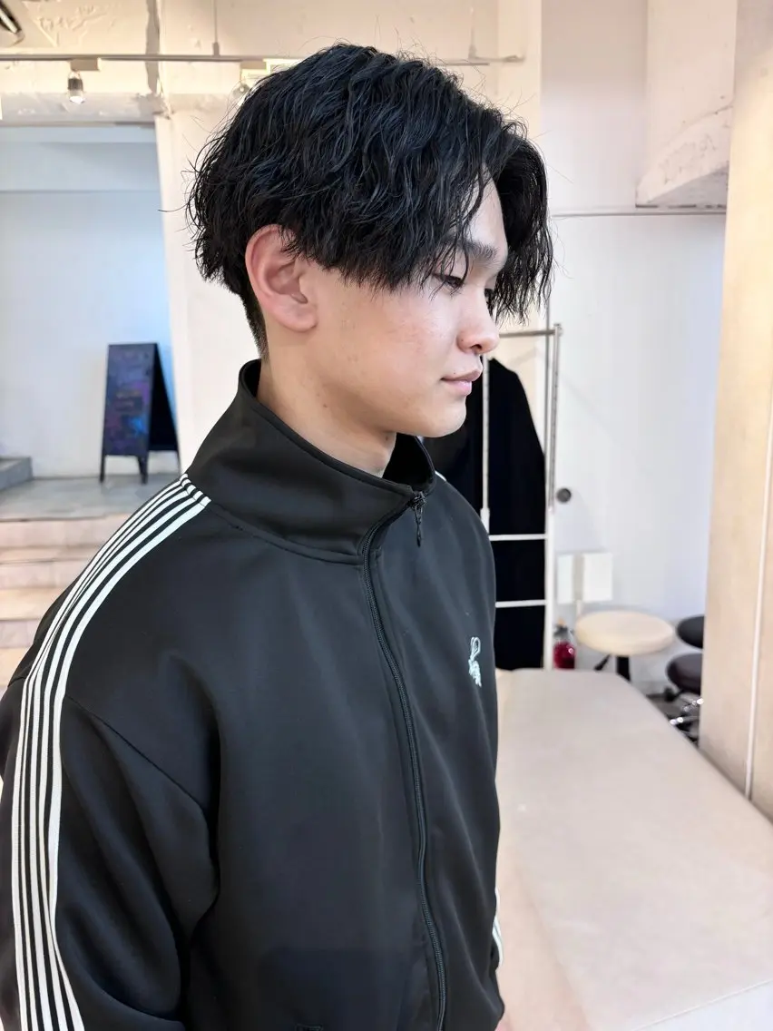パーマ メンズ カット パーマ Kureha/ネイル トレンドヘアのマツエク・マツパデザイン