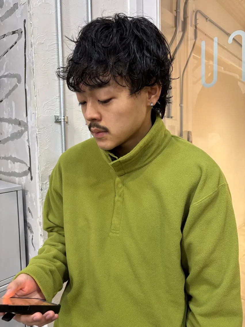 ショート カット パーマ 大西 柚羽のヘアスタイル