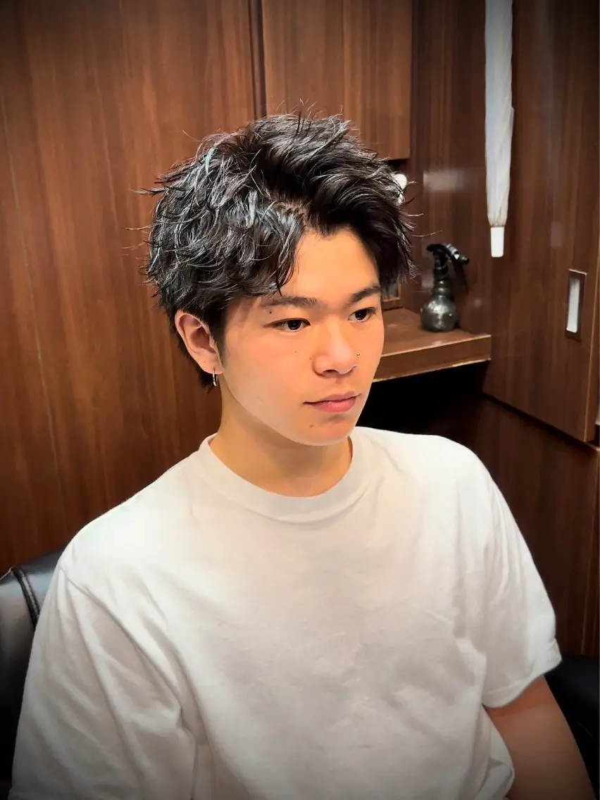メンズ 三瓶まい  メンズ/ レディースカット✂️のヘアスタイル