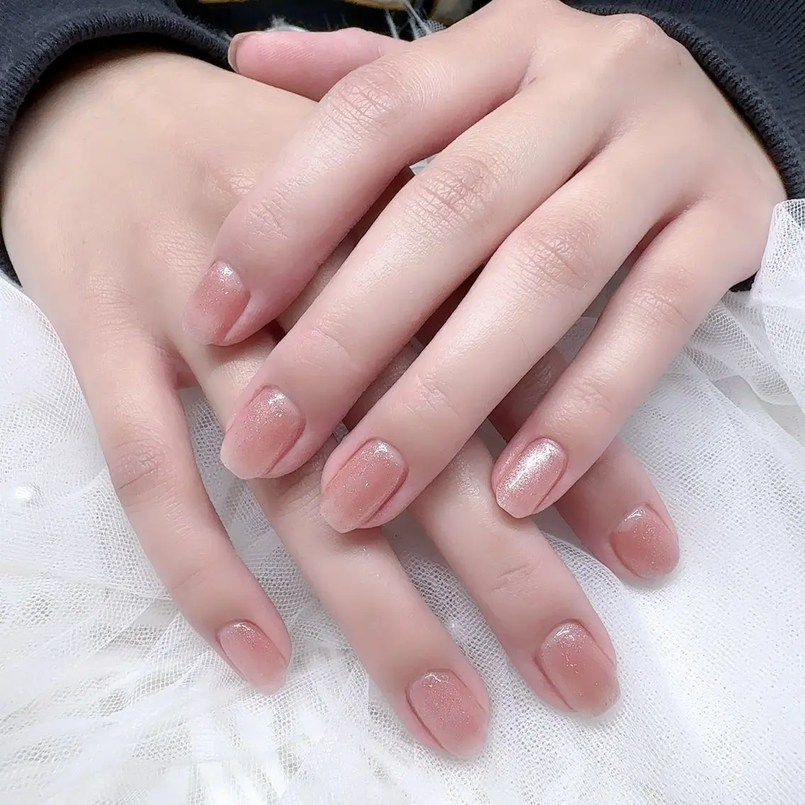 ネイル マグネットネイル ワンカラーネイル LOA.NAIL 本八幡店💞Kyouのネイルデザイン