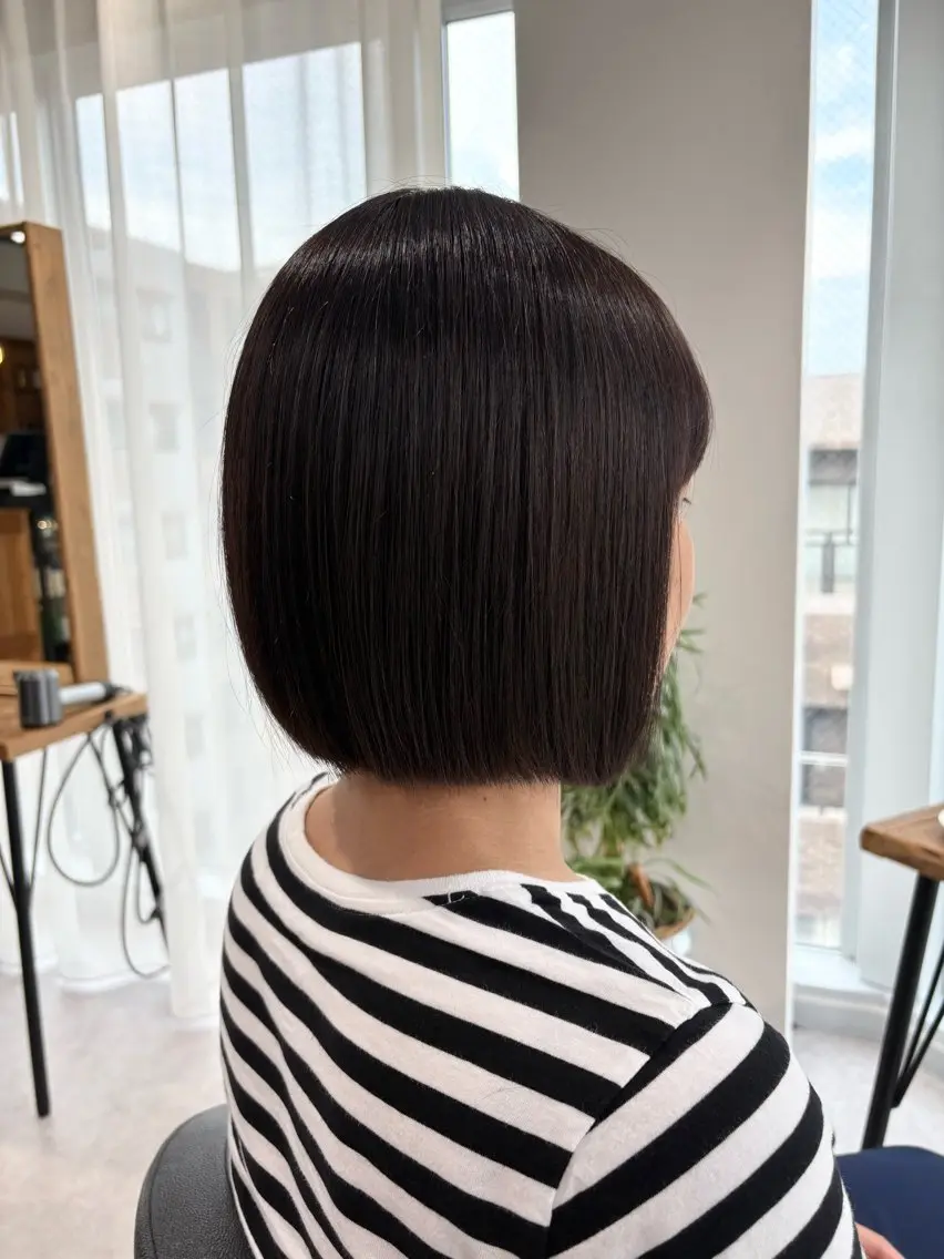 ショート カラー ボブ カット aina / n.w.hのヘアスタイル