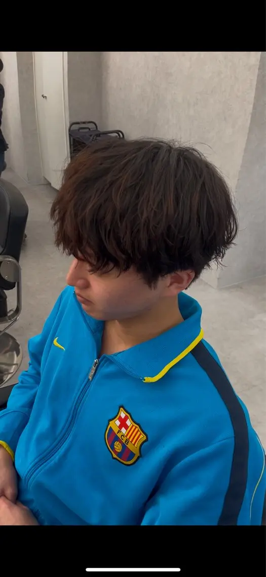 パーマ ヘアアレンジ メンズ メンズパーマ 齊藤 大地のヘアスタイル