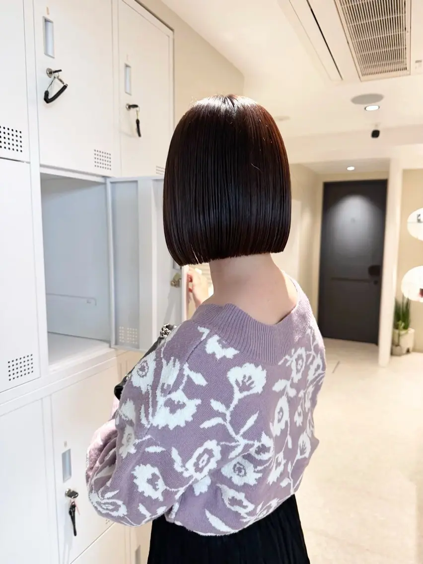 ショート カット ヘアカラー トリートメント Bonheur銀座 /runaのヘアスタイル
