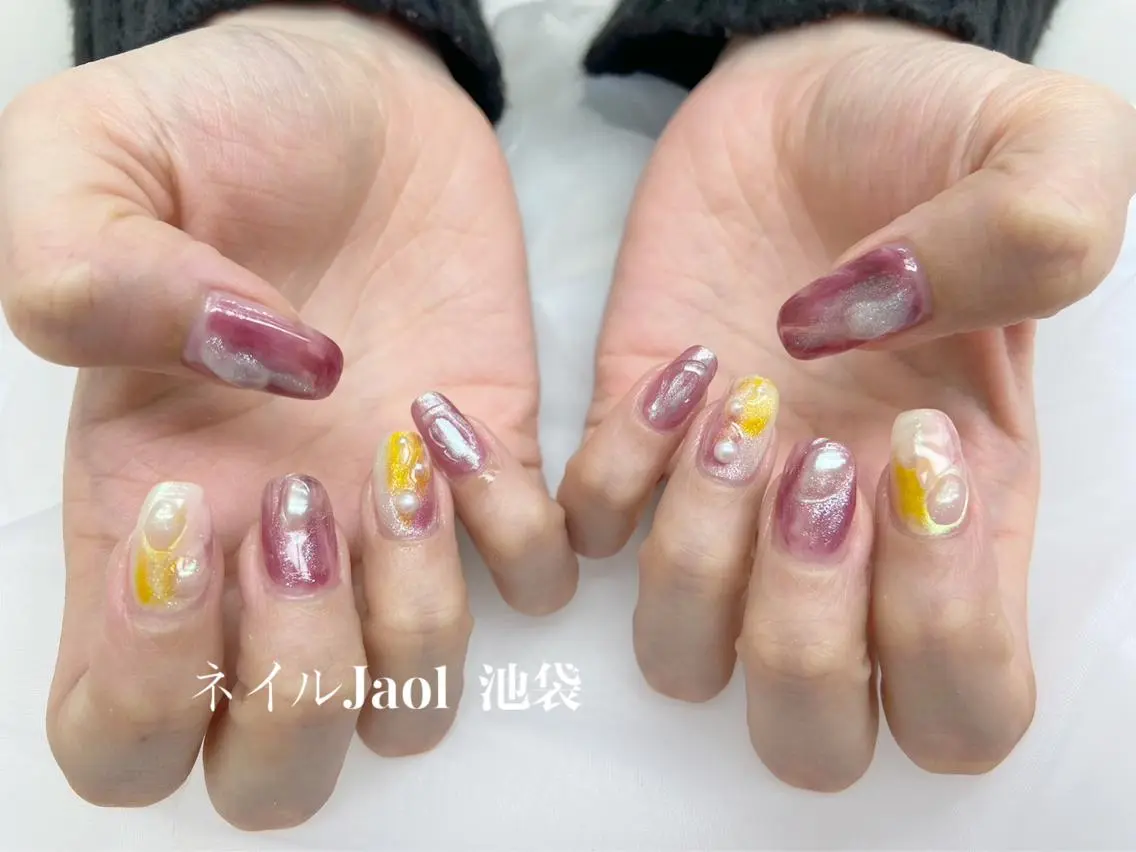 ミディアム ネイルJaol 池袋のネイルデザイン