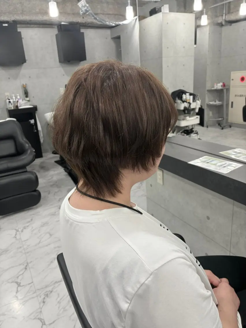 ミディアム カラー カット ヘアカラー Endearing 🌟銀座のヘアスタイル