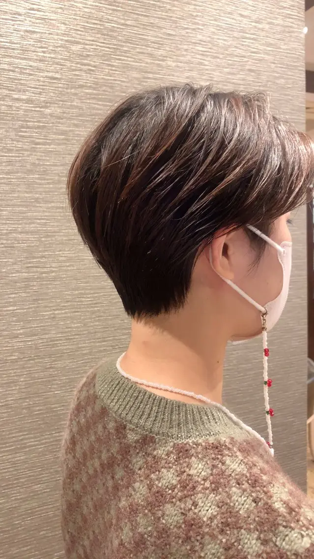 ショート ショートヘア 羽エクステ&カラーH Mhairsalonのヘアスタイル