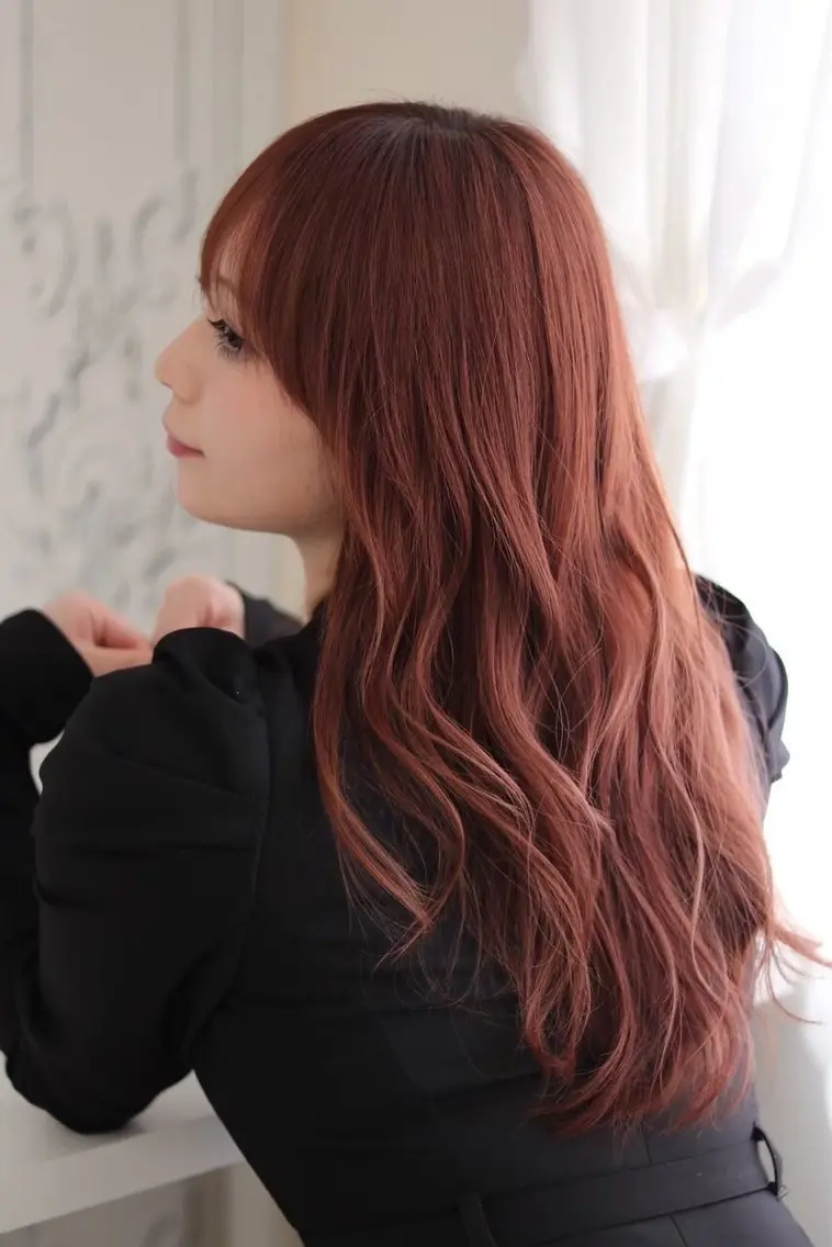 ロング カラー ヘアアレンジ サイトウ ユリコのヘアスタイル