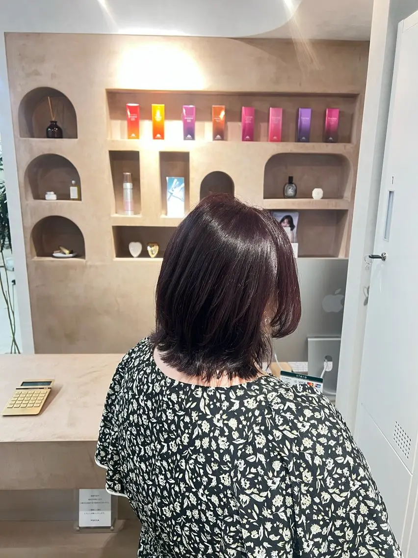 セミロング レイヤーカット ひなた-YUCCA- elua⭐️のヘアスタイル