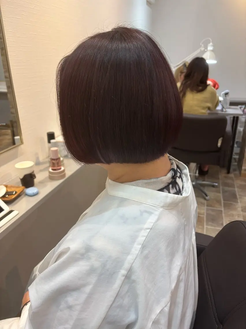 ショート ヘアカラー&縮毛矯正 STAR☆RIVERのヘアスタイル