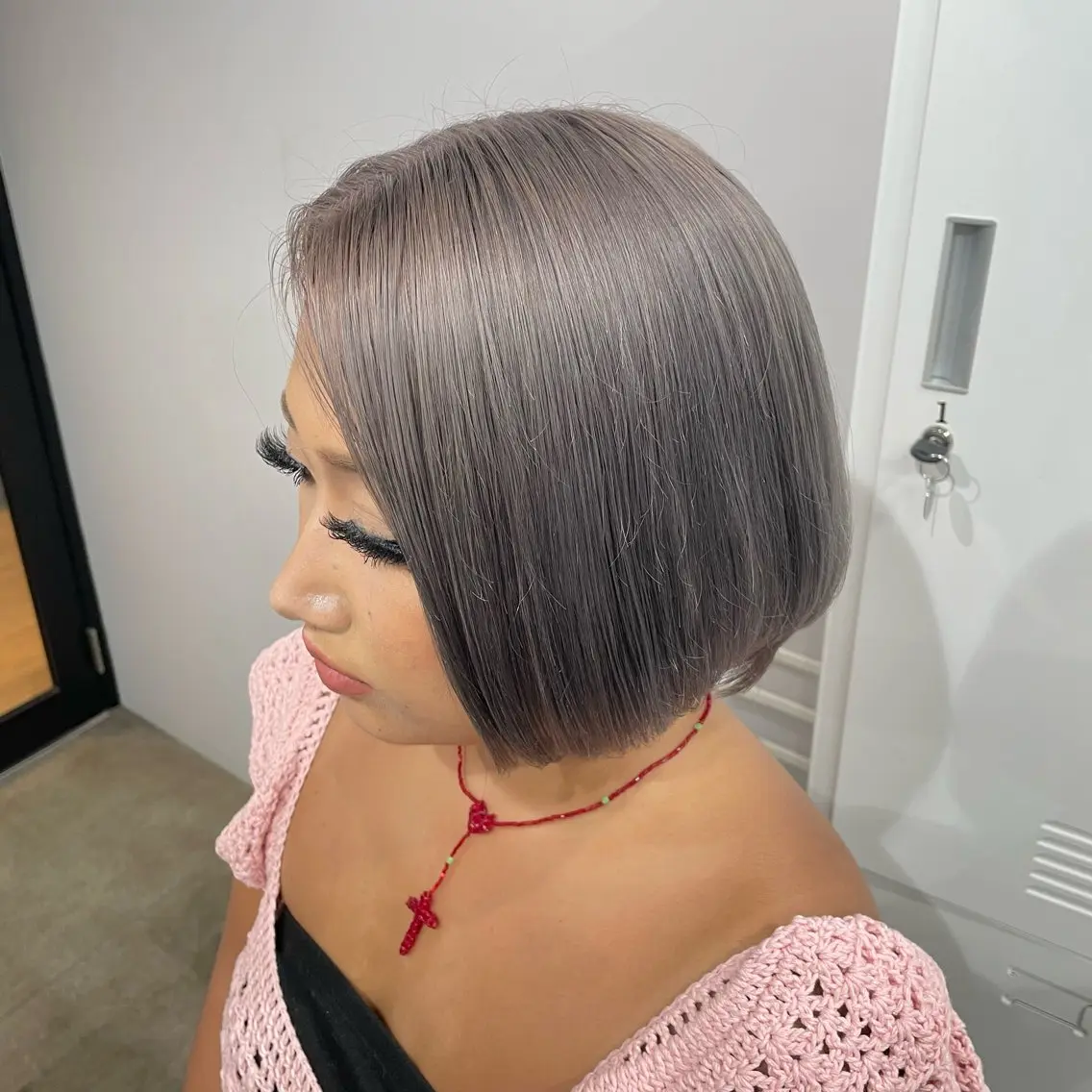 ショート カラー カット ヘアカラー トリートメント REINA ISHIDOのヘアスタイル