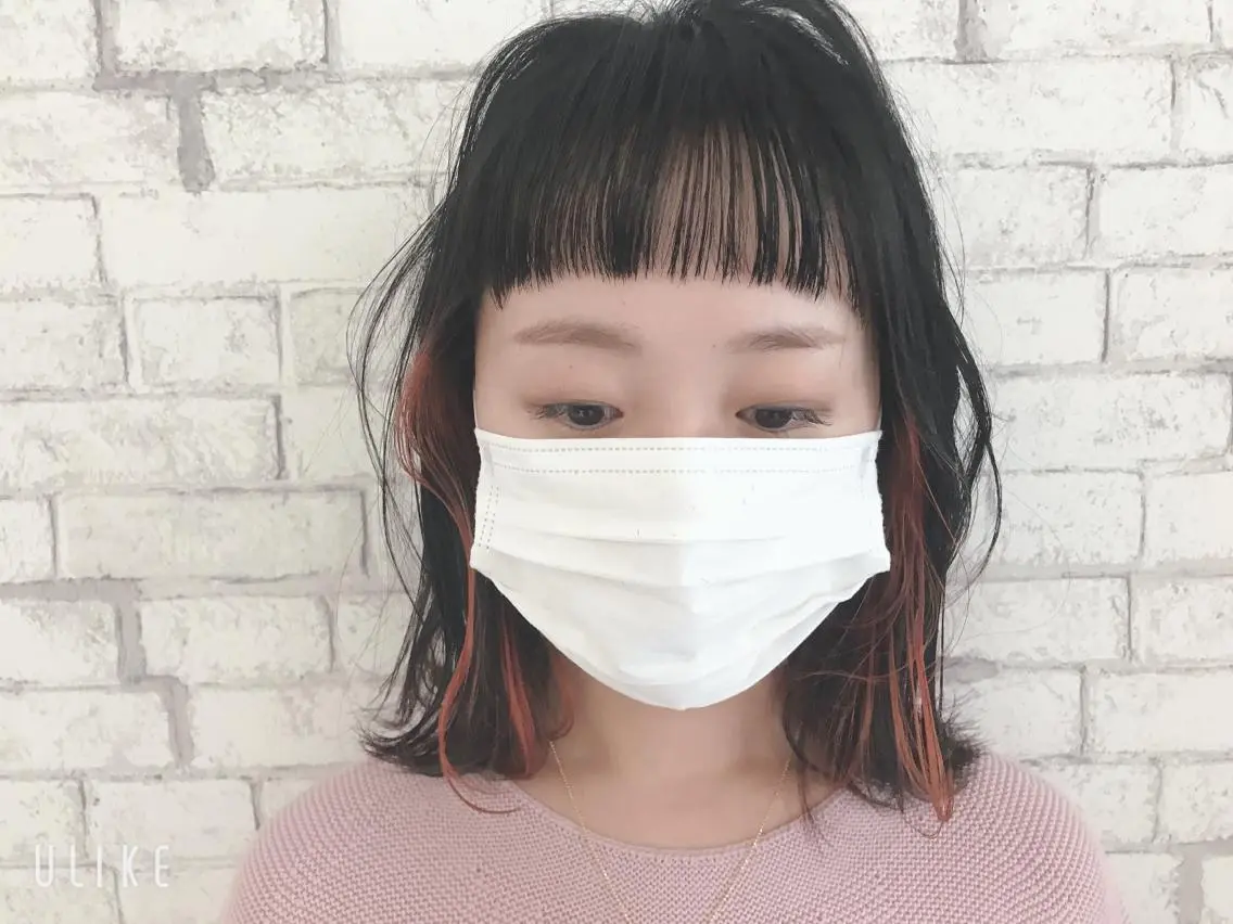 ミディアム 髪質改善カラー 清利あやなのヘアスタイル
