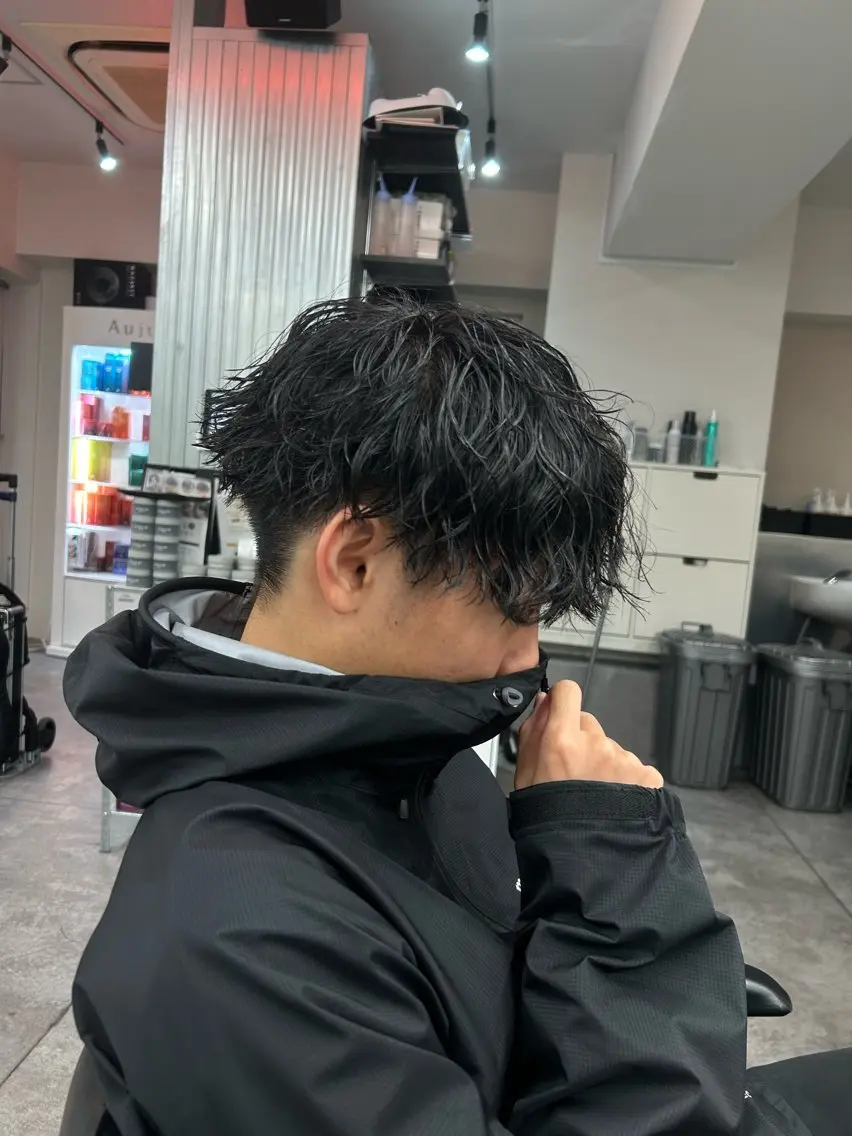 パーマ メンズ カット パーマ ヘアセット パーマ支持率No.1 ❤️🔥安成弾のヘアスタイル