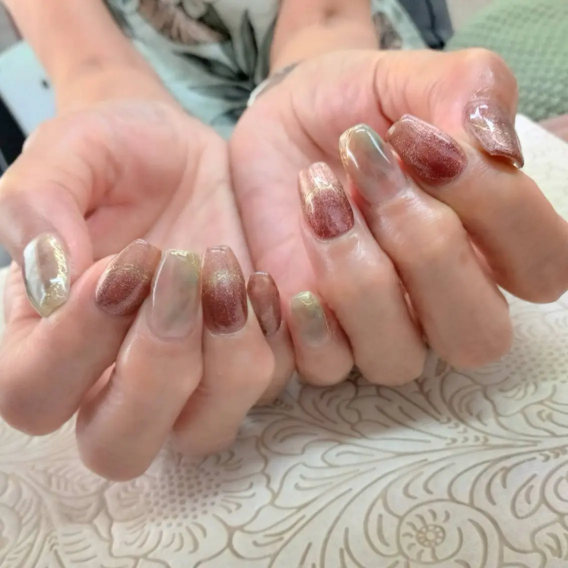 ネイル フラワーネイル precious nail roomのネイルデザイン