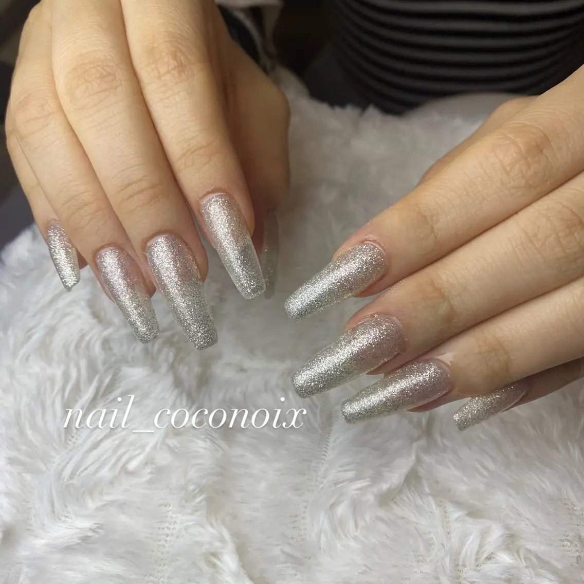 ロング ハンドネイル coconoix 🍊mizukiのネイルデザイン