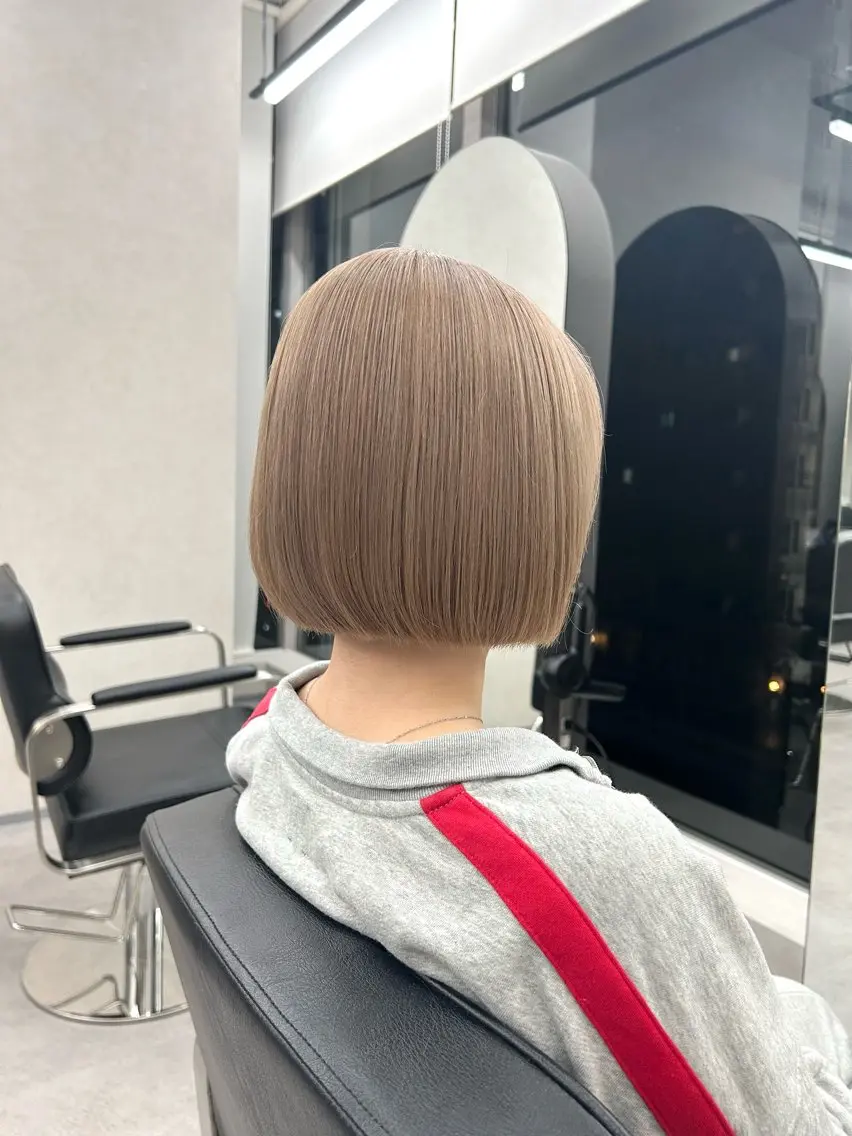 ショート カラー カット ヘアカラー トリートメント ヘアセット 🌷横浜/レイヤー /艶カラー🌷のヘアスタイル