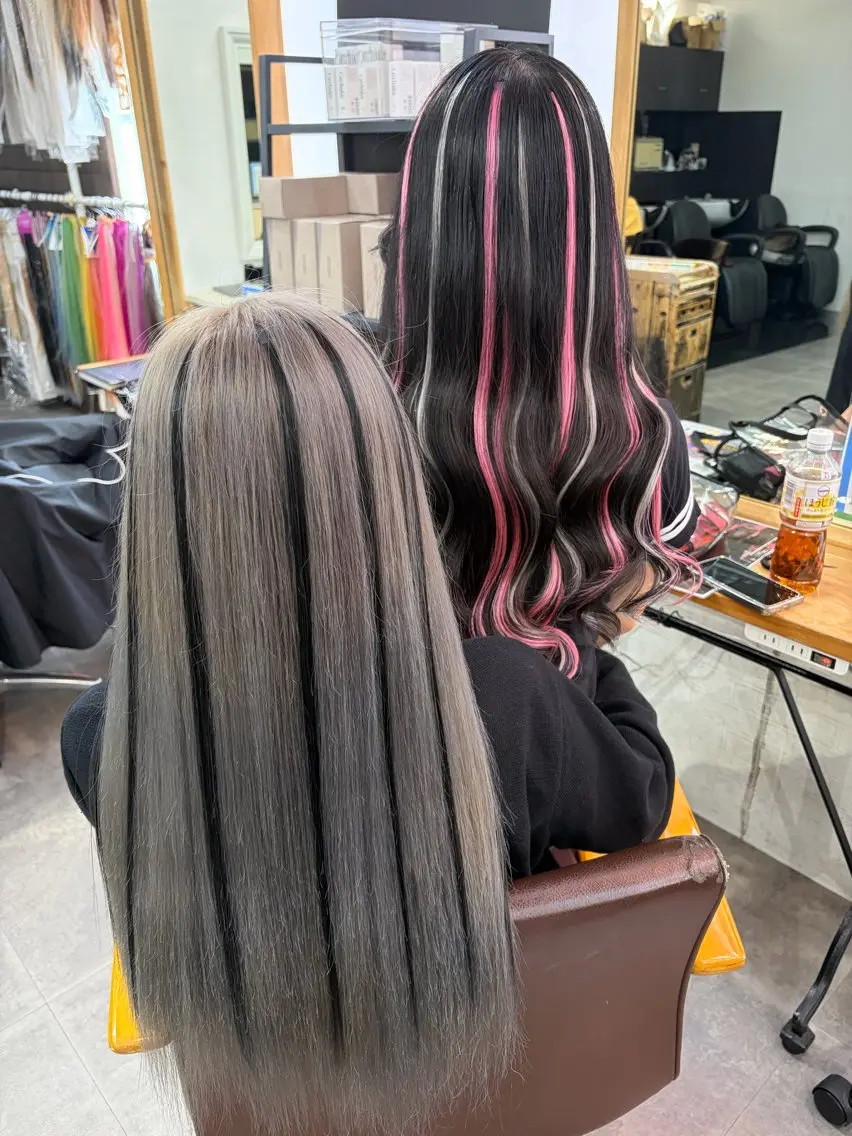 ロング ヘアカラー エクステ ⭐️U-topia ⭐️和泉田　りさ⭐️のヘアスタイル