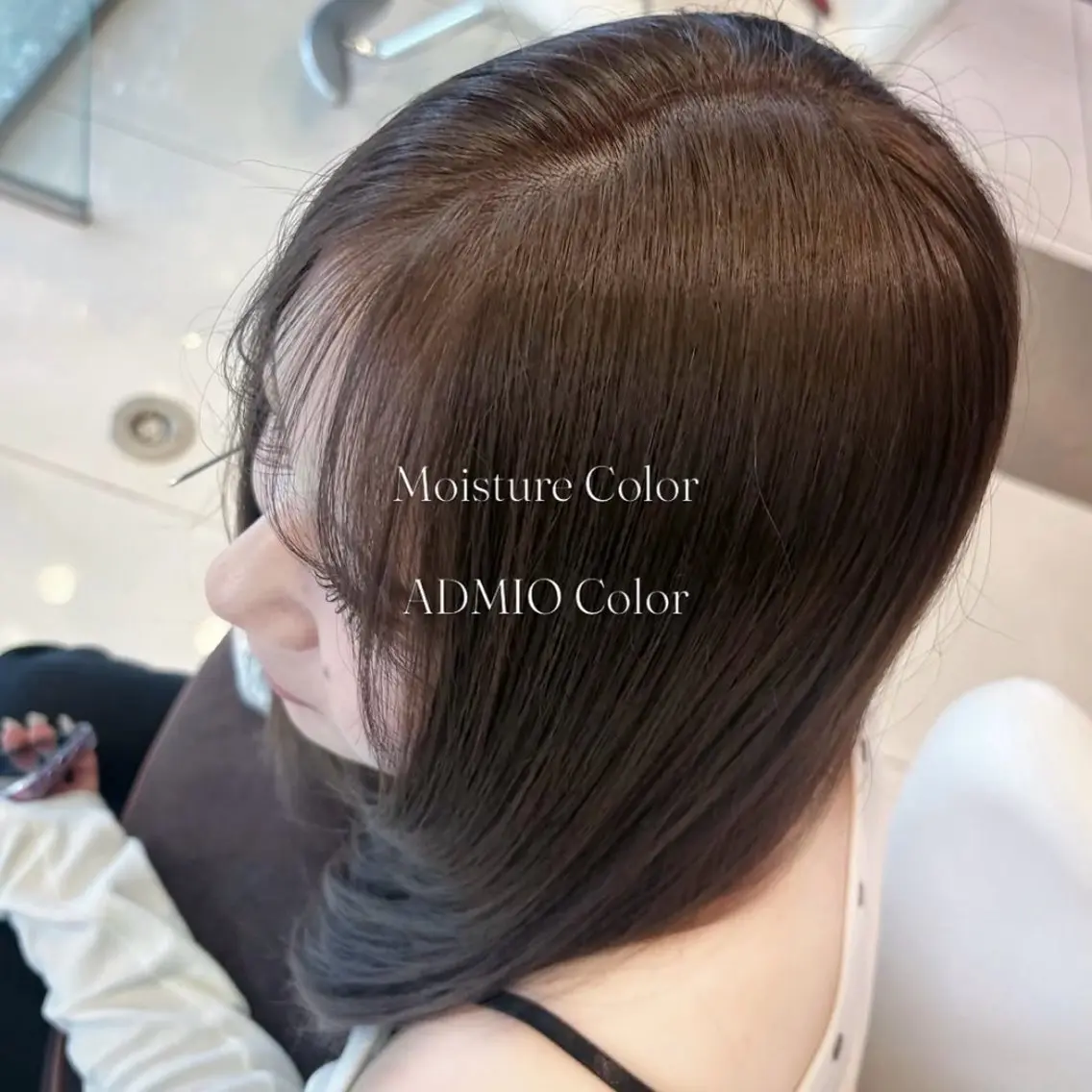 カラー ヘアカラー 中山 千優のヘアスタイル