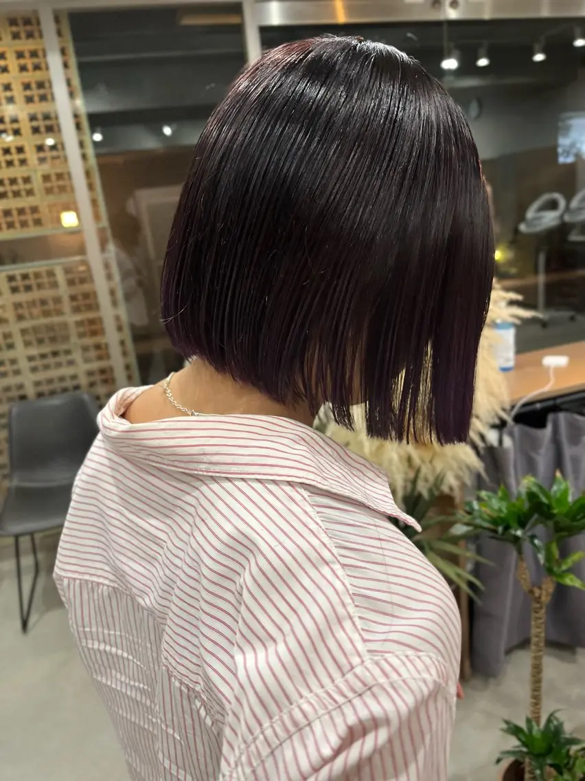 ミディアム カラー 表参道🌿赤み消し カラー/チナツのヘアスタイル