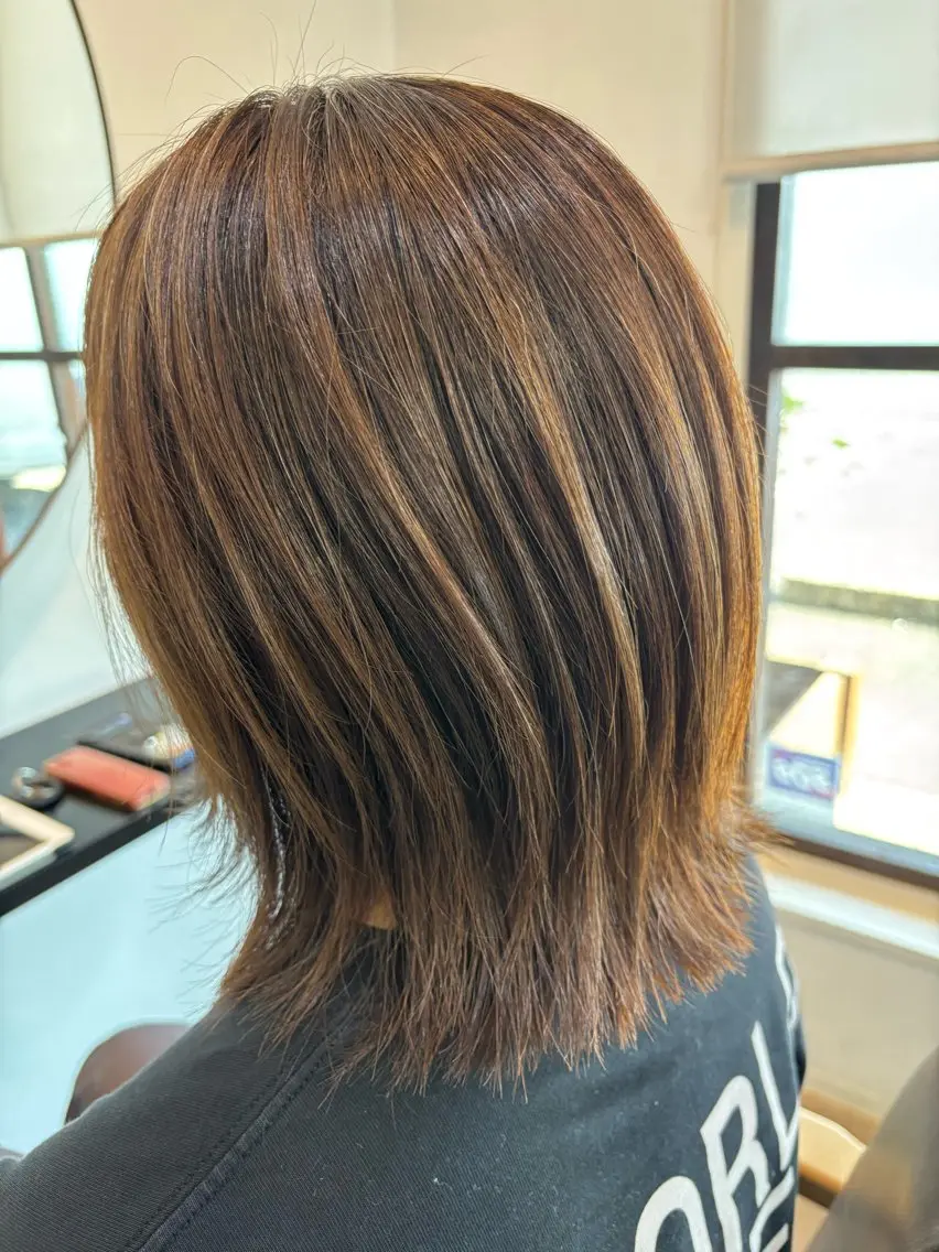 ミディアム aioon吉田 正輝のヘアスタイル