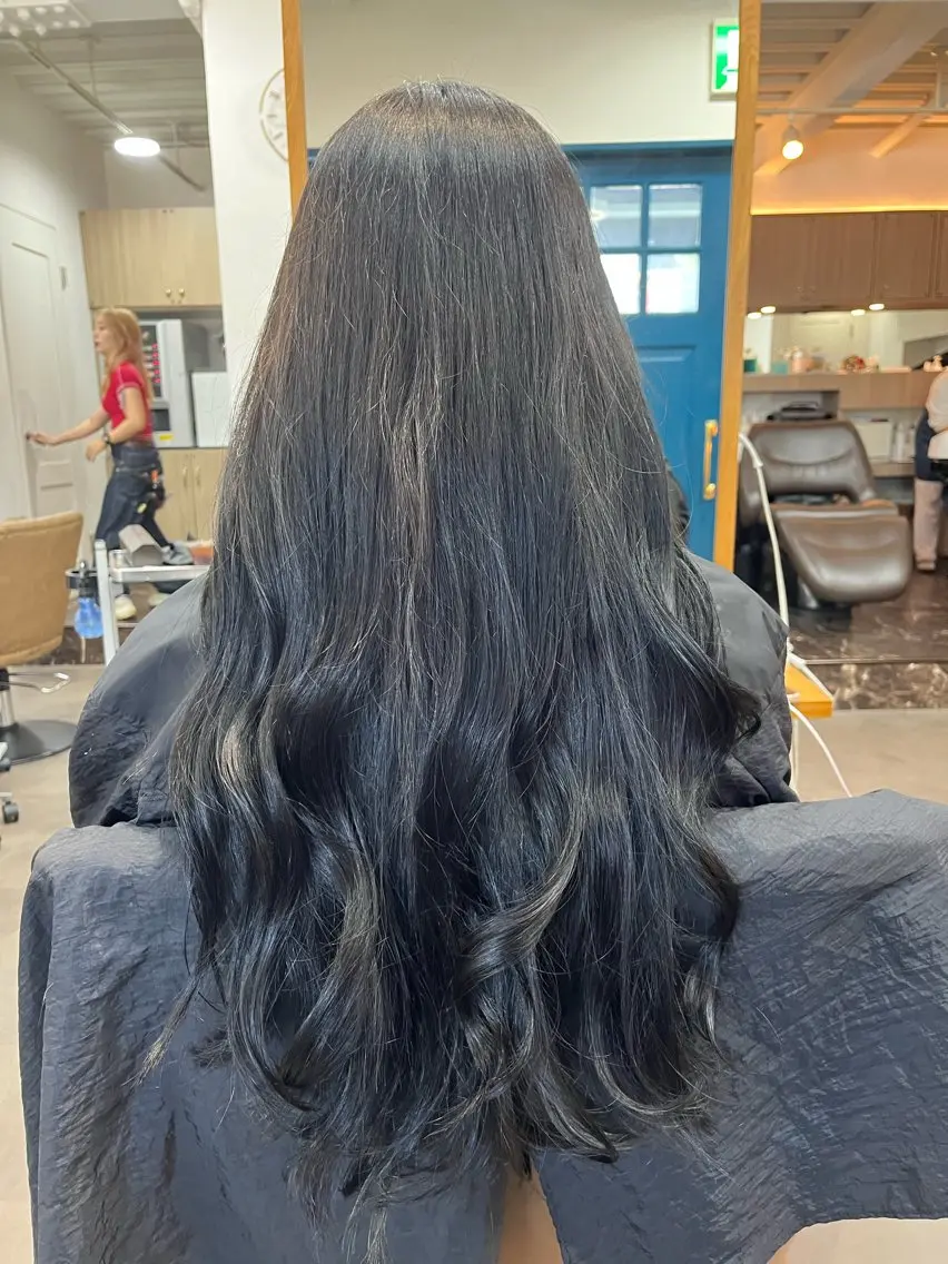 ロング カラー カット ヘアカラー 縮毛矯正🌟カラー╱ ╱いいじまのヘアスタイル