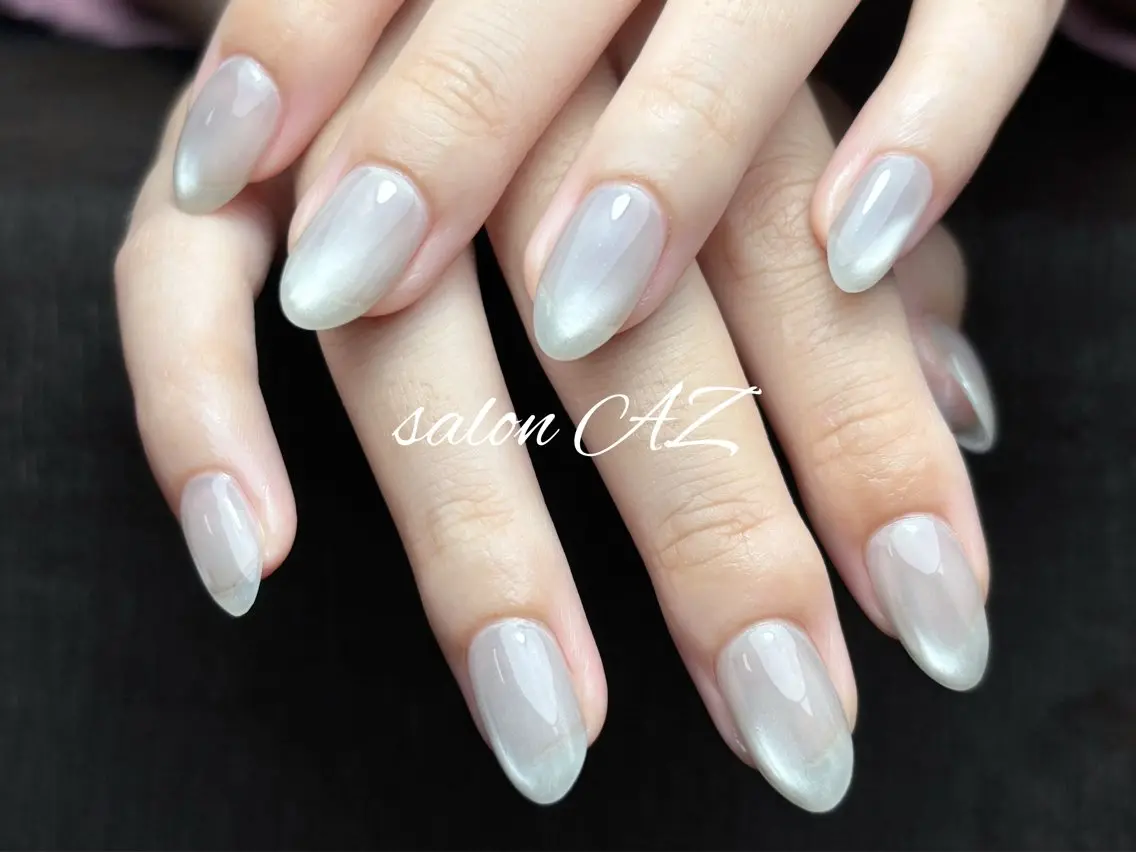 ネイル アートネイル 長さ出し フットネイル フレンチネイル ジェルネイル ハンドネイル salon AZのネイルデザイン
