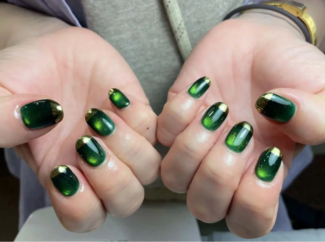 ネイル 長さ出し フットネイル フレンチネイル ジェルネイル ガラスフレンチ ハンドネイル 中野駅から2分 MEO NAILのネイルデザイン