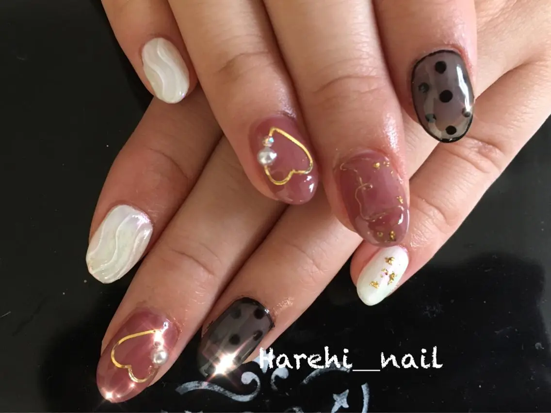 ネイル ハンドネイル Harehi_ nailのネイルデザイン
