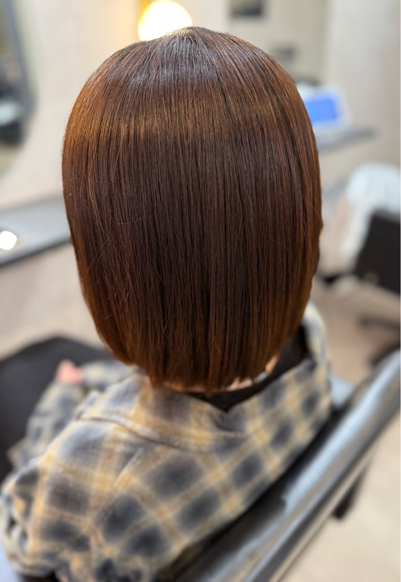 縮毛矯正 山村 みはるのヘアスタイル