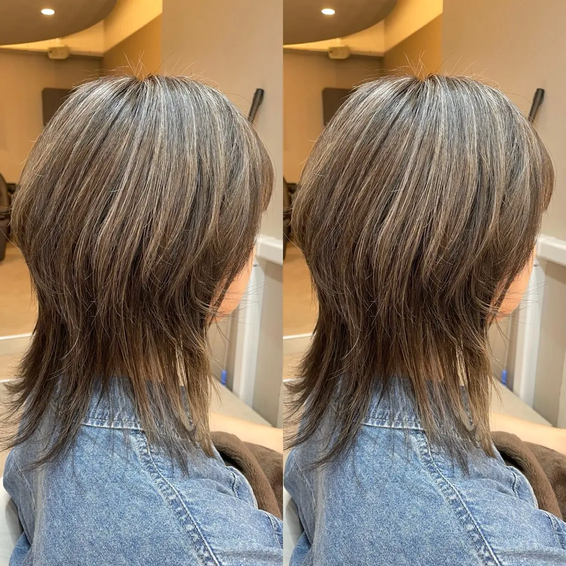 ミディアム カラー カット ヘアカラー トリートメント ヘアセット ブリーチ無しダブル カラー🦕まどかのヘアスタイル