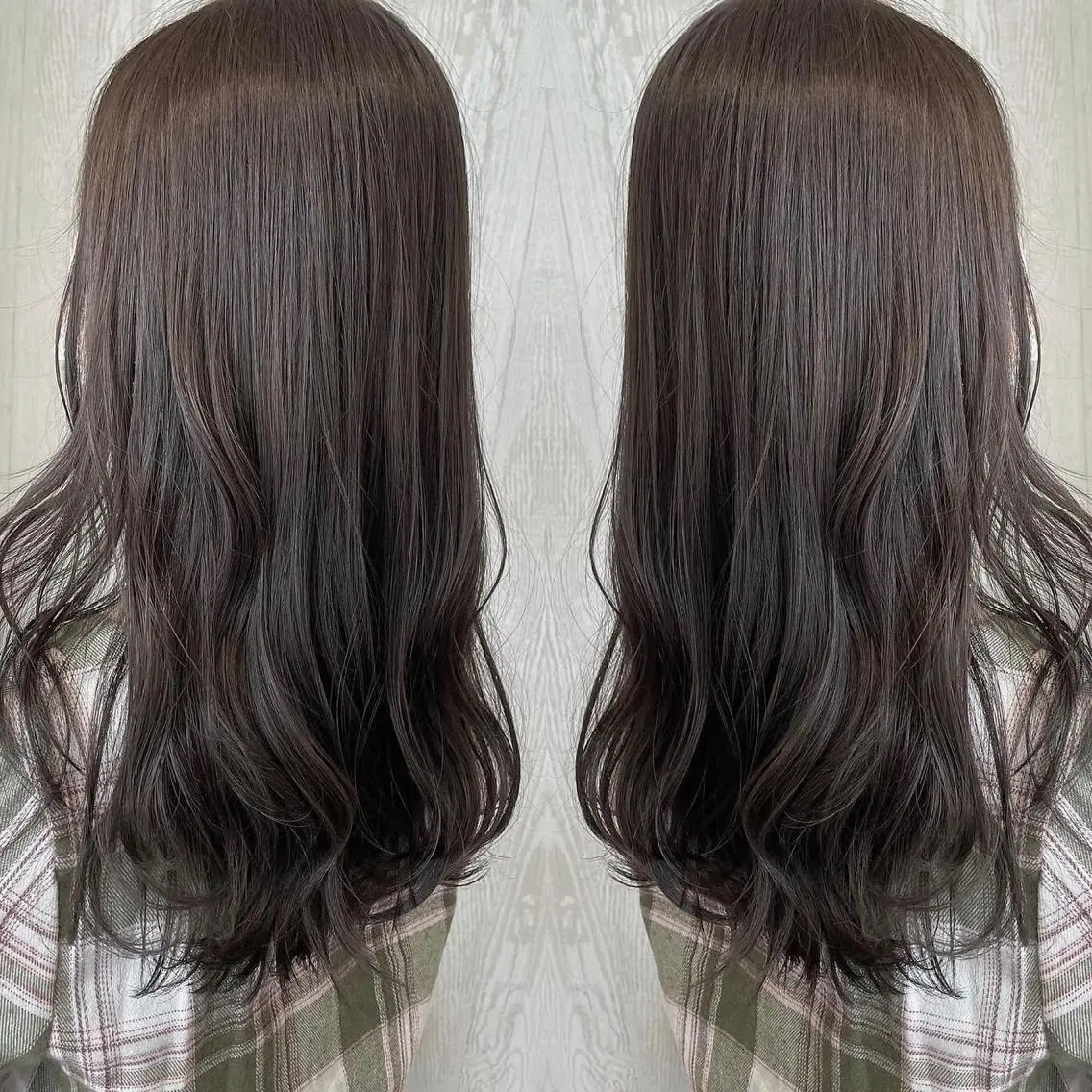 セミロング カラー アッシュ 透明感カラー グレージュ オリーブグレージュ オリーブグレー カット ヘアカラー トリートメント 河合秀明/ショート /ボブ/レイヤーのヘアスタイル