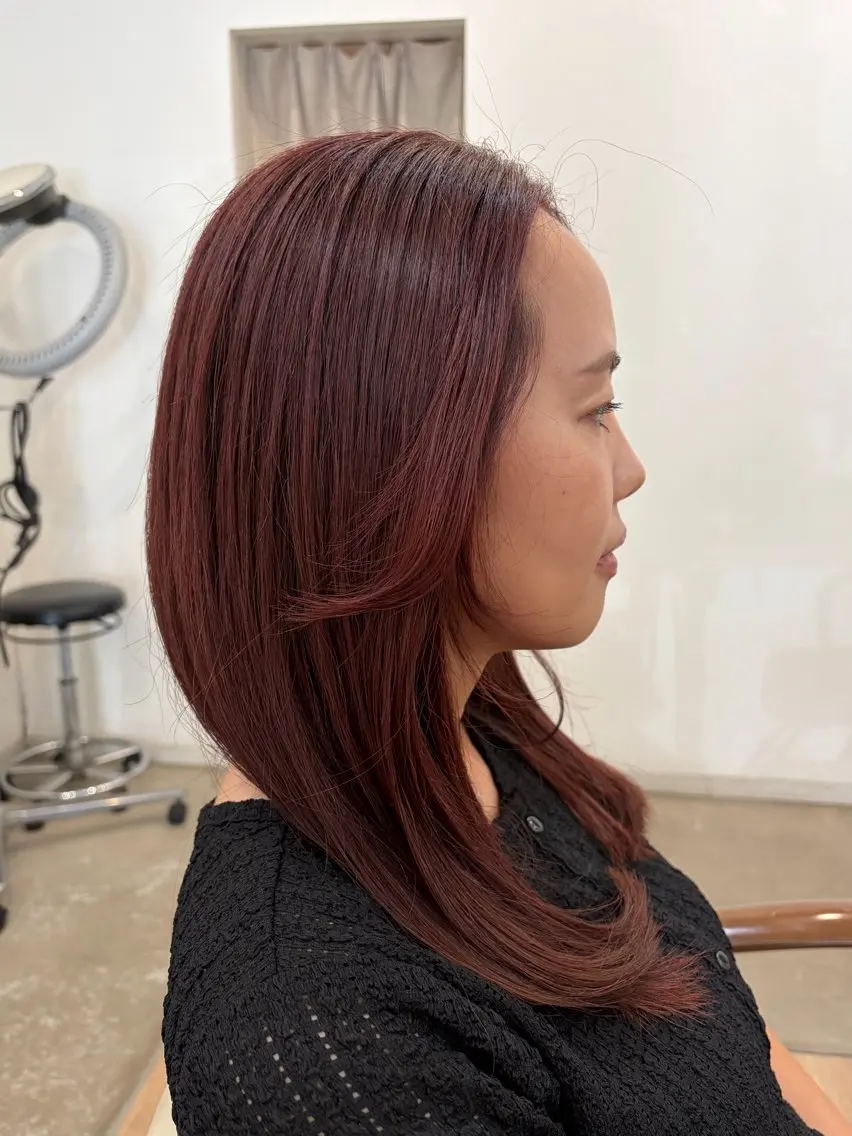 ロング 似合わせ透明感カラー 宇治　ヤマノのヘアスタイル
