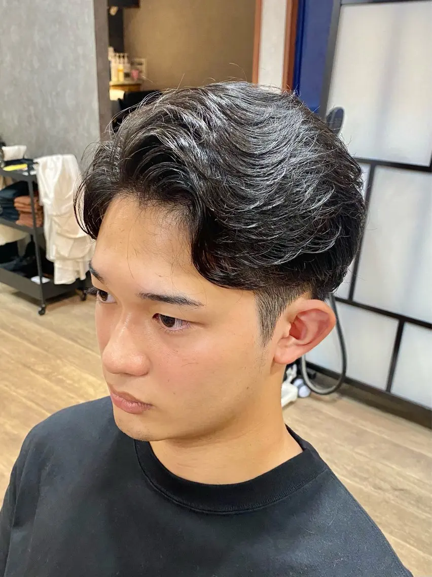 ショート ハイライト 田口 慎士のヘアスタイル