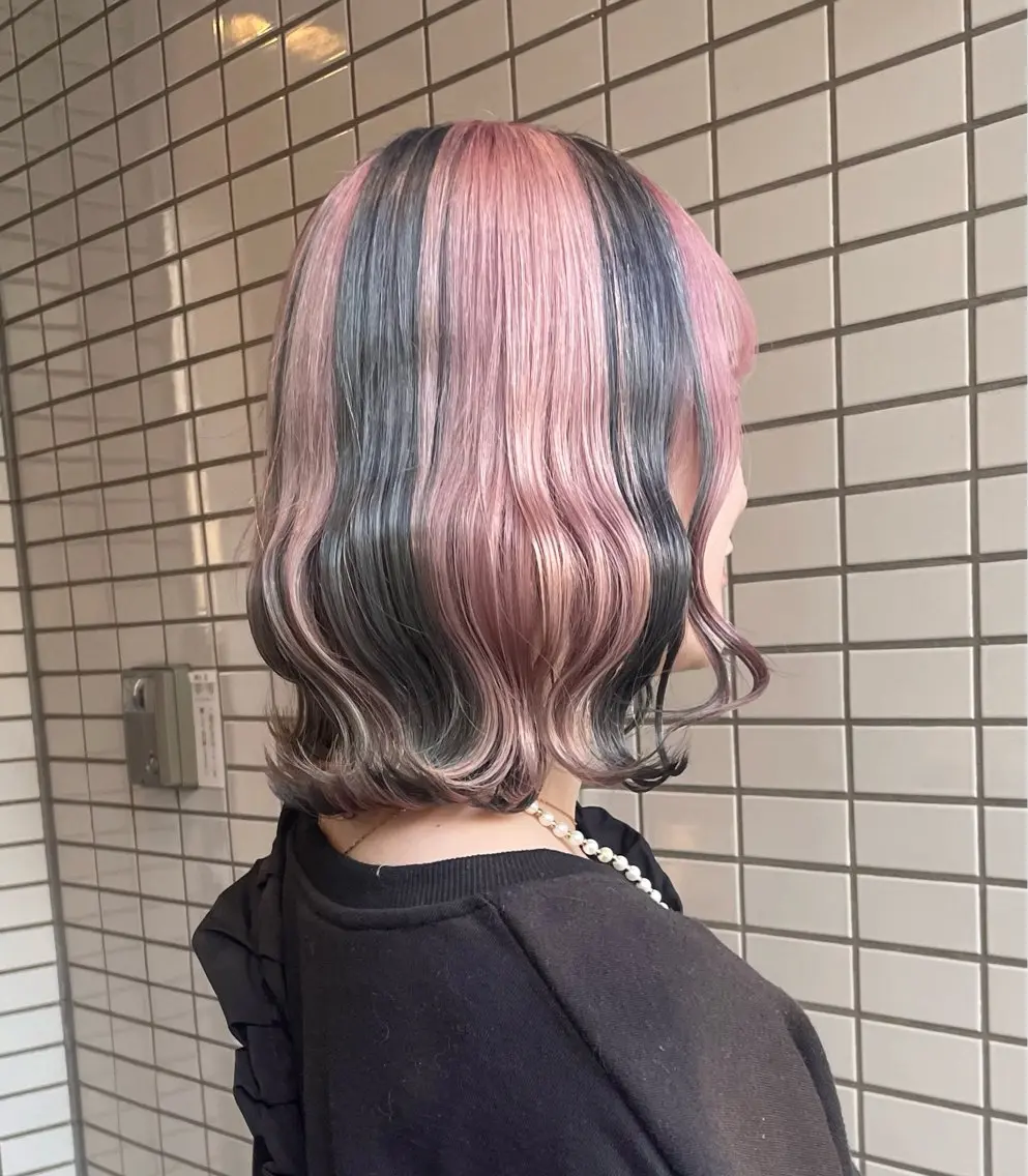 【 🎨デザインカラー🎨 】ブリーチオンカラー➕バイカルテ5stepトリートメントの写真