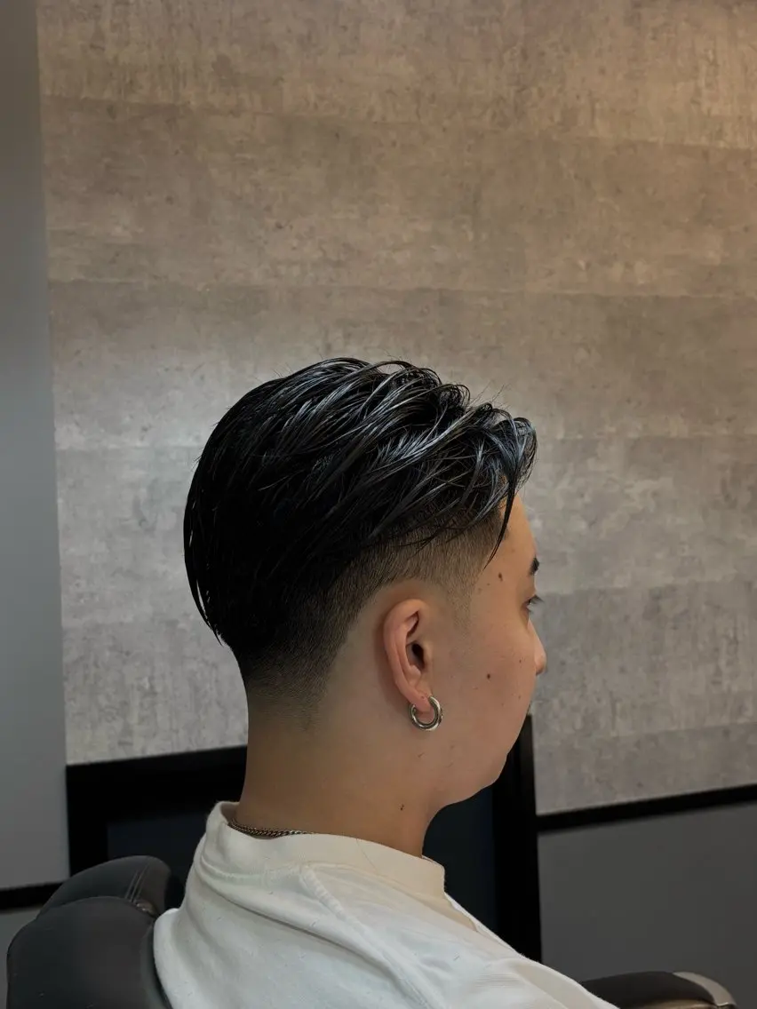 ショート パーマ メンズ カット 葛西/barber/ 相山琉磨のヘアスタイル